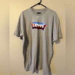 Levi's Gray Logo T-Shirt for Men